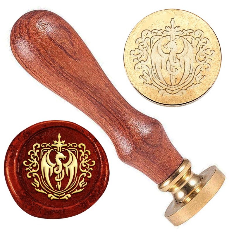 Wax Seal Stamp Set - 1 шт., восковая печать с изображением