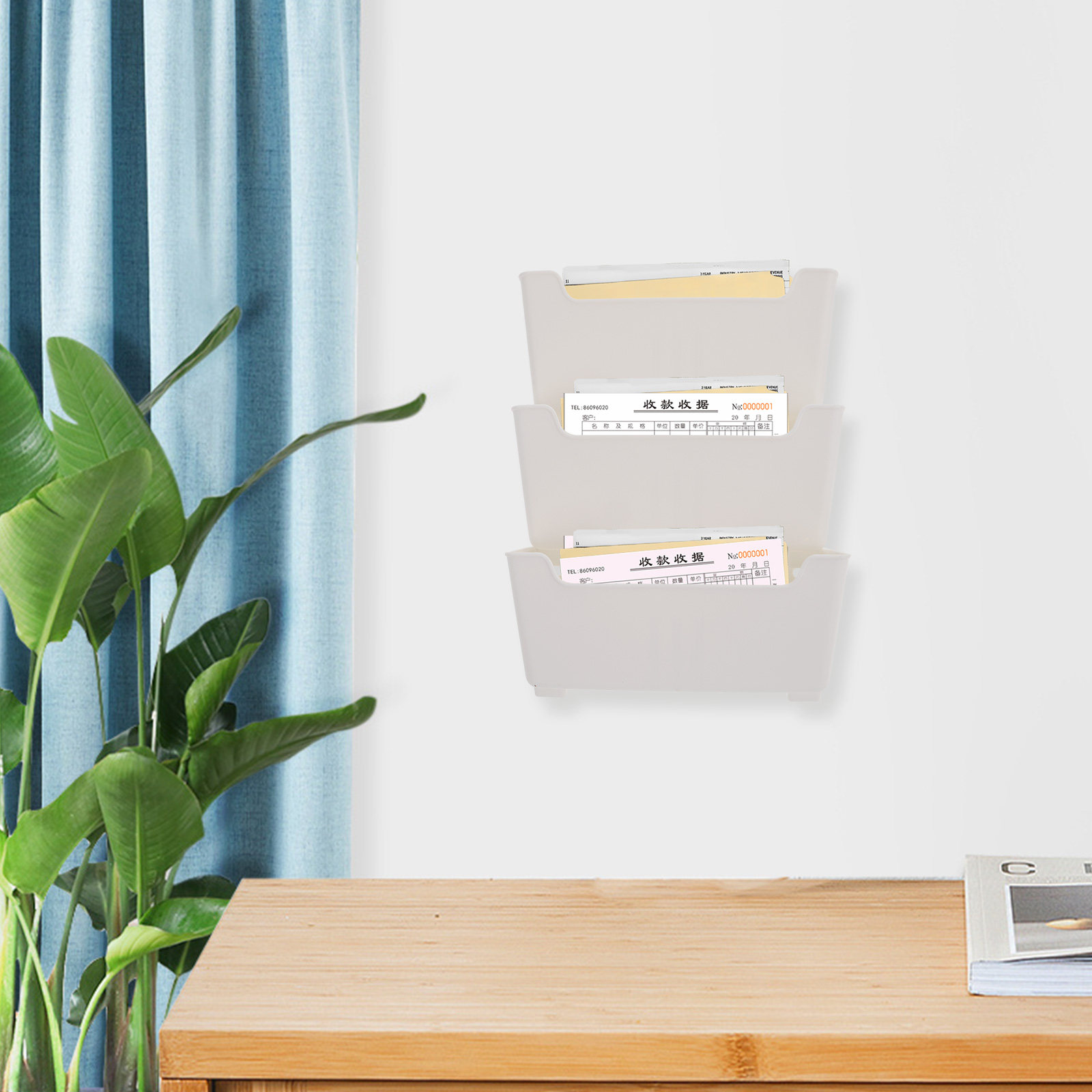 Magazine Holder Rack - 1 комплект настенного органайзера для документов,