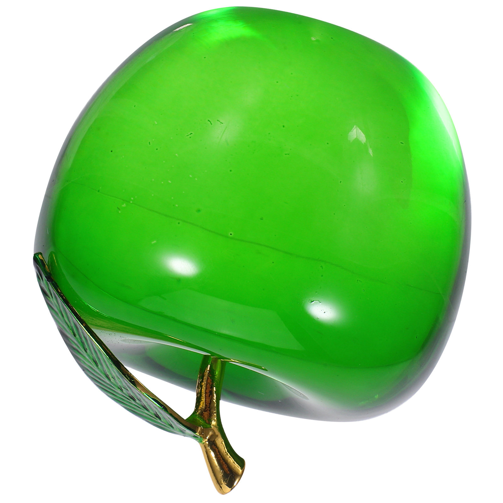 Paper Weight Crystal - Декоративная фигурка в виде яблока, реалистичная