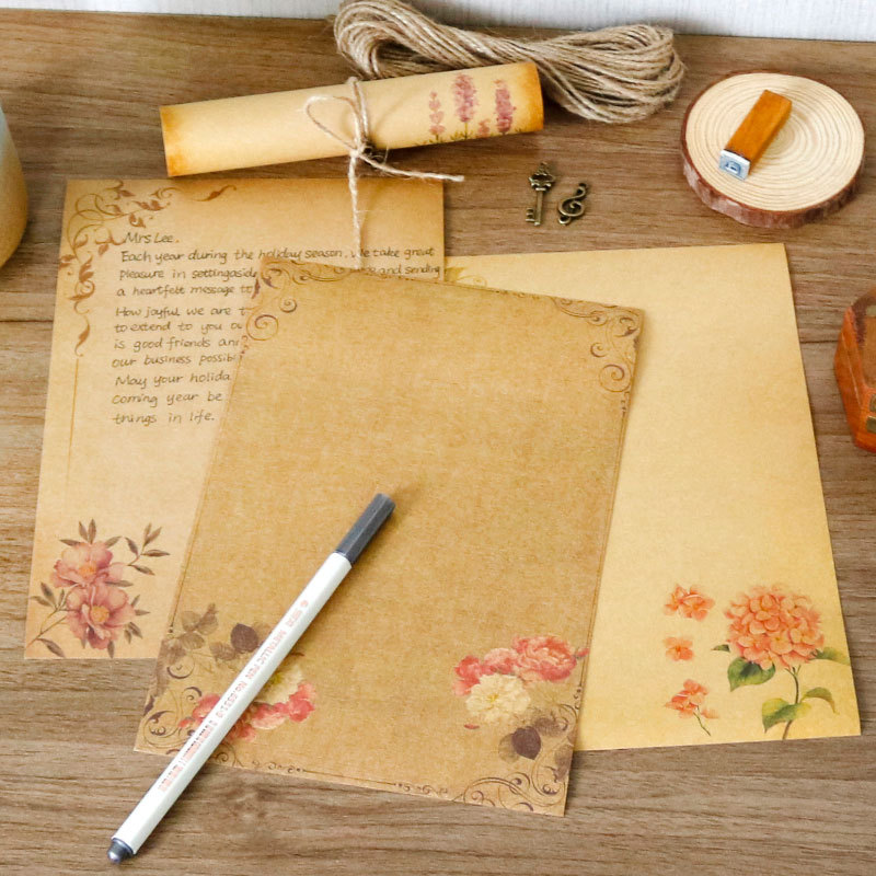 16 шт., винтажная бумага для п – обзор и цена Ink Blotter Paper