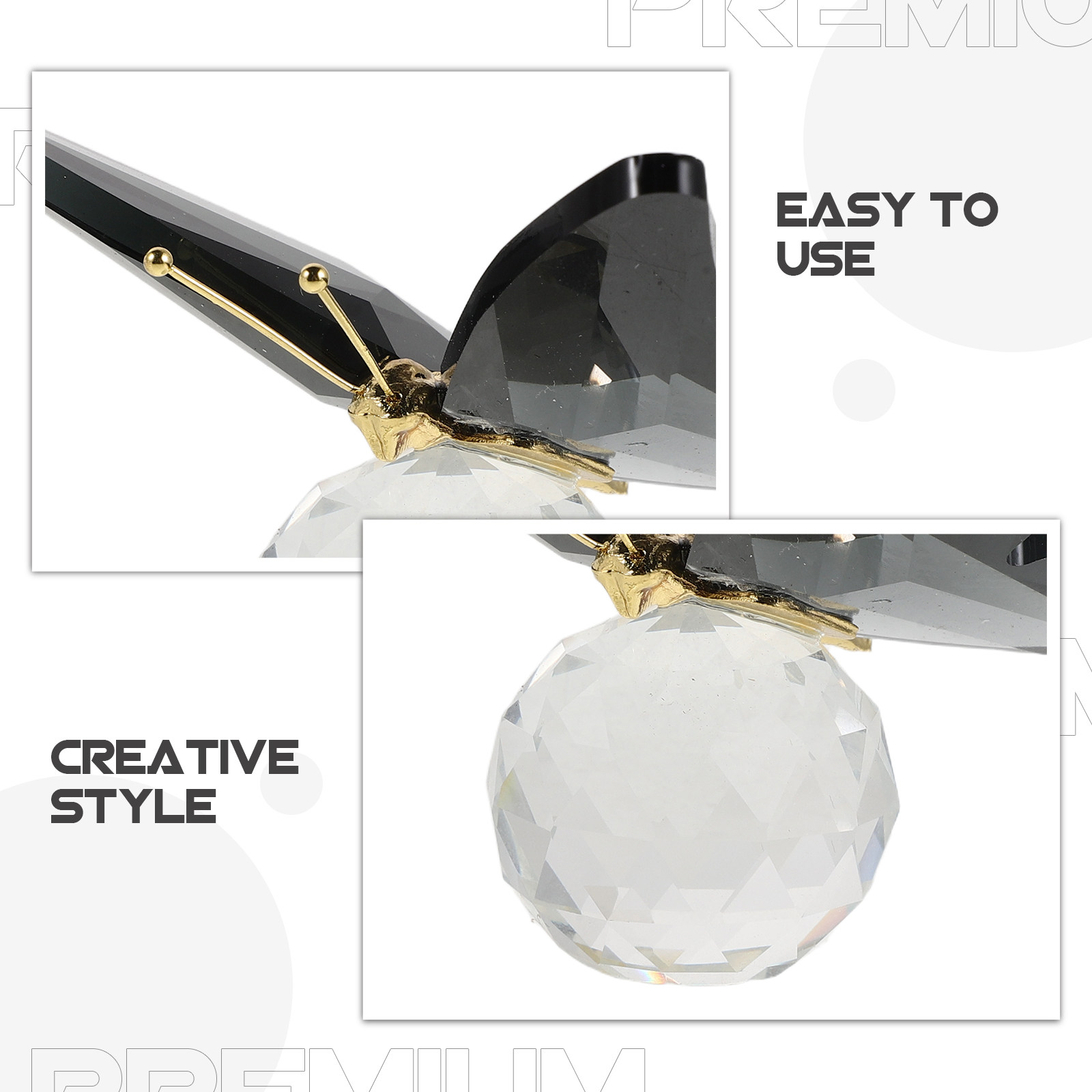 Стеклянная фигурка-бабочка, пр – обзор и цена Paper Weight Crystal